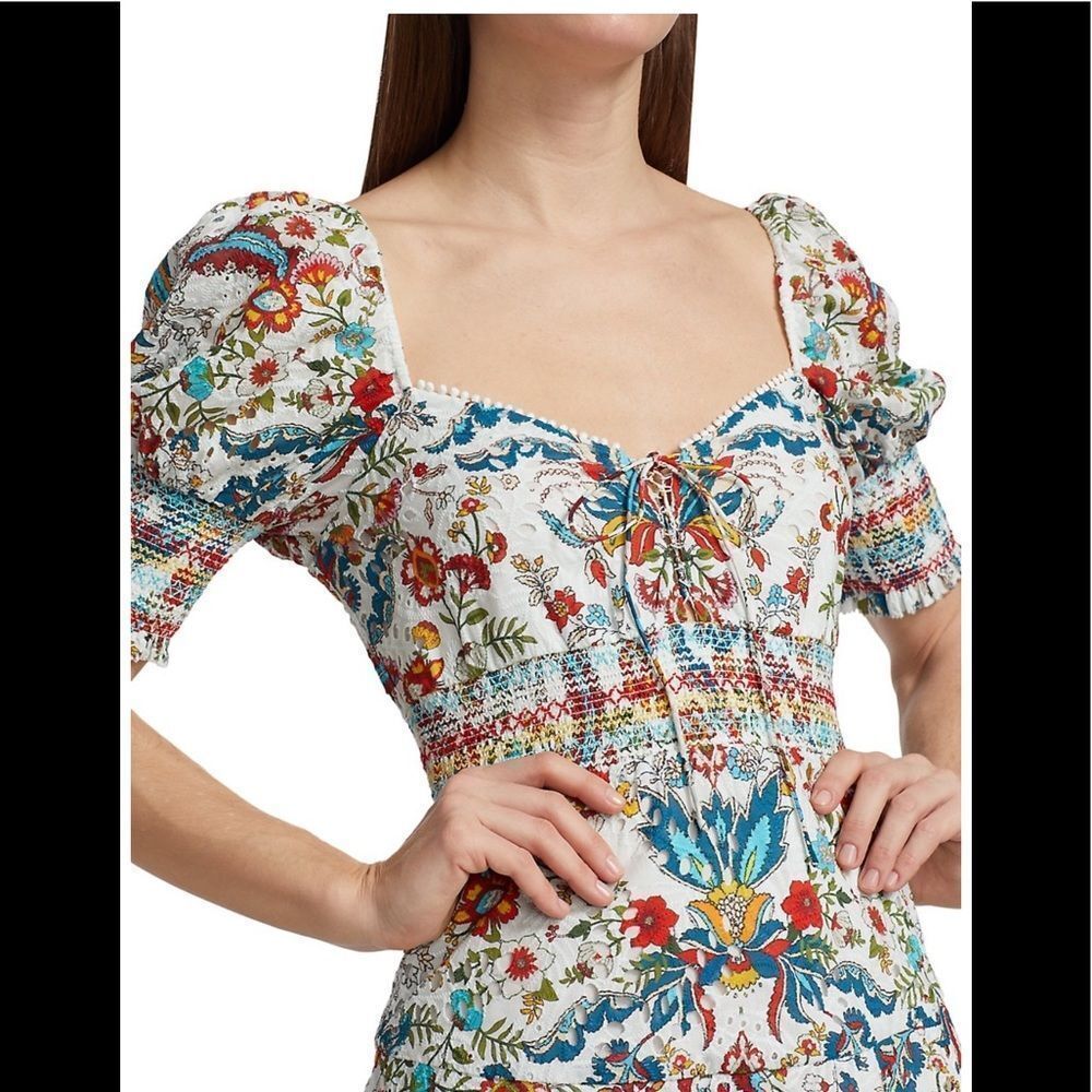 LIMITED TIME SALE Alice+Olivia Crawford cotton dress - Picture 11 of 12